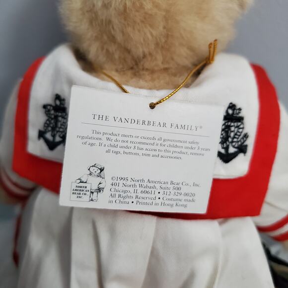 Vintage Muffy VanderBear All Paws On Deck Stuffed Toy - Picture 10 of 10